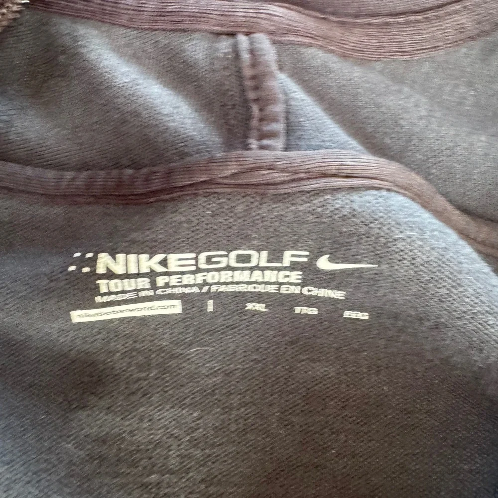 Nike Golf Powerade Jacket Mens XXL Black Full Zip Tour Performance Track Jacket